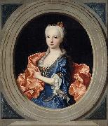 Jean-Franc Millet Retrato de la infanta Maria Teresa Sweden oil painting artist
